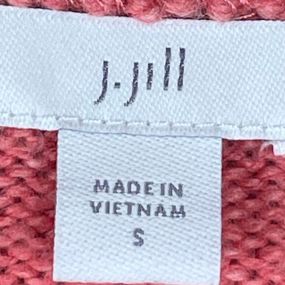 J. Jill Mockneck  Pullover Women's Sweater Size S Long‎ Sleeves Exposed Seams - Picture 7 of 8